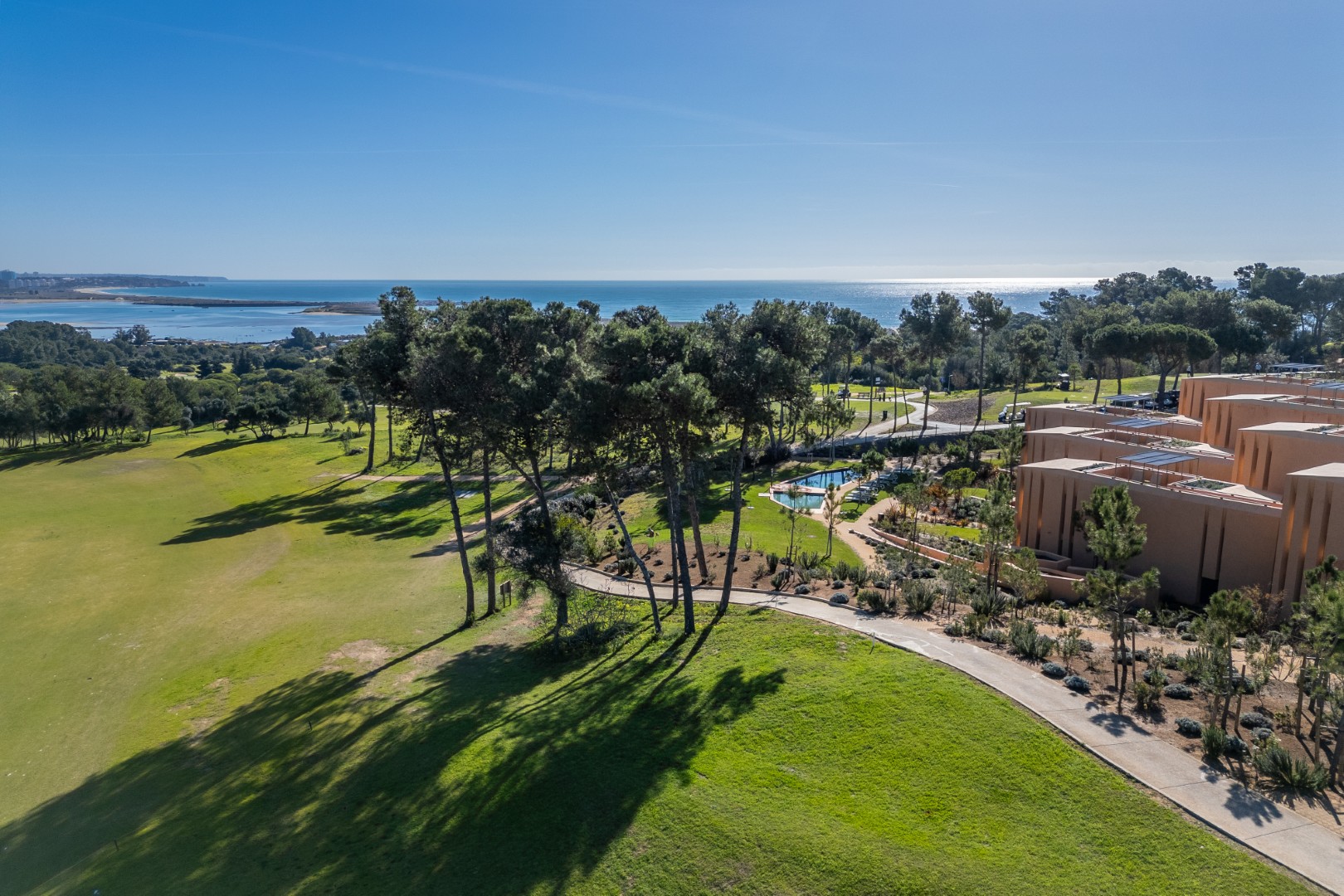 Palmares Golf Resort residences overlooking the fairway, pool and Atlantic Ocean