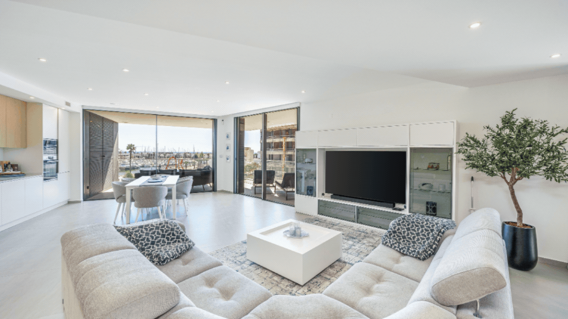 Bright Modern Apartment with Marina & Sea Views for sale in Lagos, Algarve